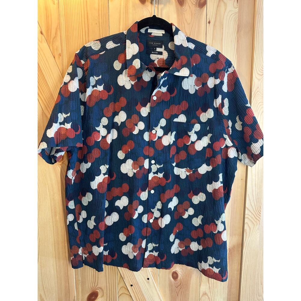 Ted Baker Goyt Relaxed Fit Short Sleeve Shirt - Size 5